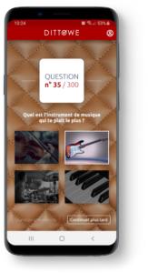 Dittowe app: questionnaire